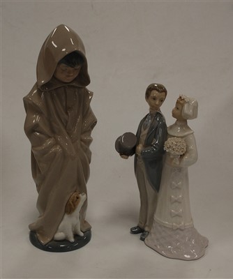 Lot 217 - A Lladro figure group 'The Married Couple',...
