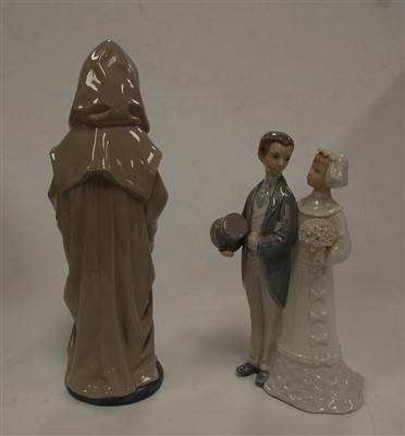 Lot 217 - A Lladro figure group 'The Married Couple',...