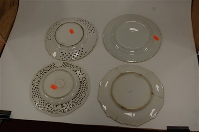 Lot 223 - A Meissen porcelain ribbon plate, decorated...