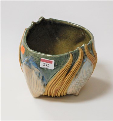Lot 232 - A Bernard Rooke stoneware vase, glazed in...