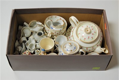 Lot 246 - George Jones & Sons crescent china, part tea...