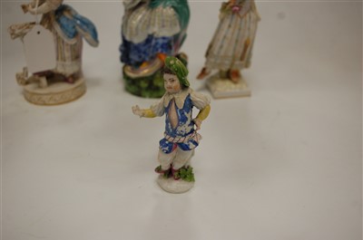 Lot 250 - Meissen porcelain figurine card player as a...