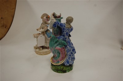Lot 250 - Meissen porcelain figurine card player as a...
