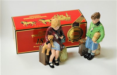 Lot 255 - A pair of Royal Doulton figures The Boy...