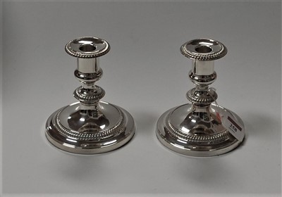 Lot 258 - A pair of 20th century Mappin & Webb silver...