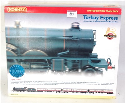 Lot 501 - A Hornby R2090 'Torbay Express' train pack...