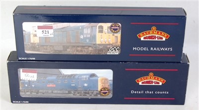 Lot 521 - Bachmann 32-041 BR blue class 20 Bo-Bo diesel...