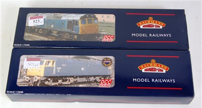 Lot 523 - 2 Bachmann DCC sound fitted diesel locomotives...