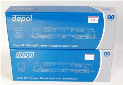 Lot 542 - A Dapol BR blue class 52 diesel locomotive...