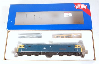 Lot 557 - A Heljan BR blue class 47076 diesel locomotive...