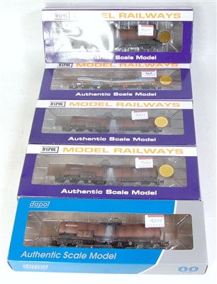 Lot 565 - 5 Dapol wagons B850D ECC silver bullet china...