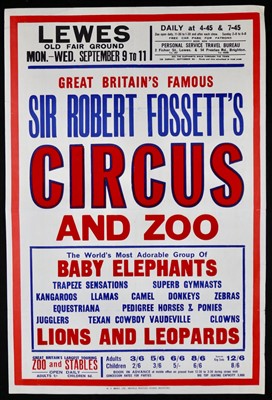 Lot 212 - Sir Robert Fossett’s Circus 1960/70’s (2)