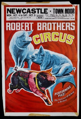 Lot 214 - Robert Brothers Circus posters, 1960/70’s (2)