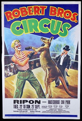 Lot 215 - Robert Brothers Circus posters, 1960/70’s (4)