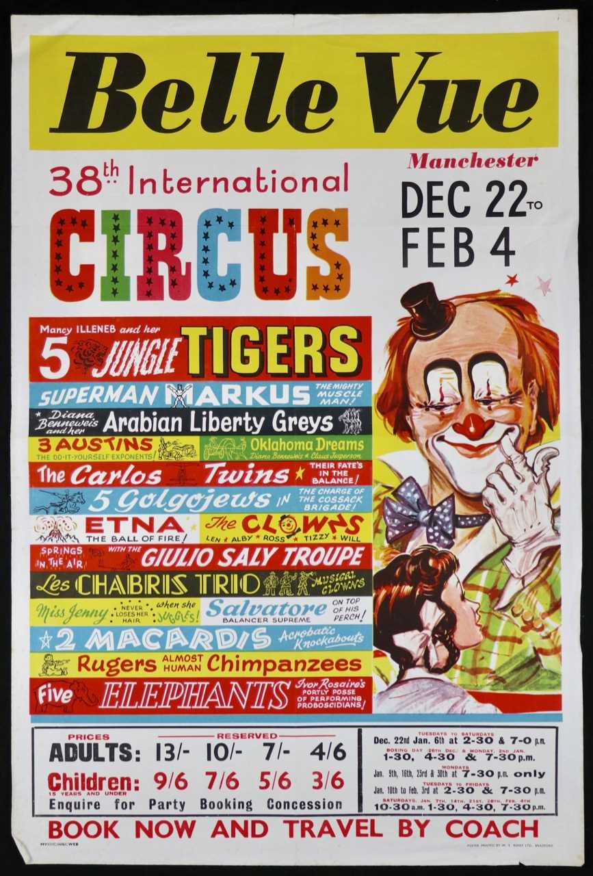 Lot 216 - Belle Vue, King, Ringlands and NEC Circus...