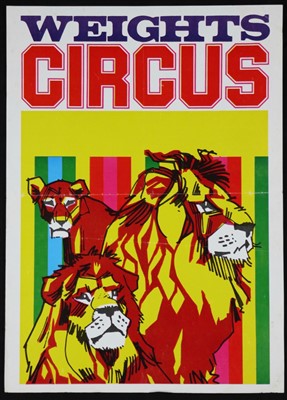 Lot 218 - Weights Circus posters, 1970/80’s (4)