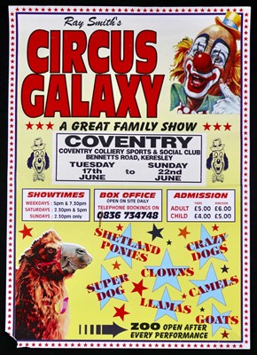 Lot 219 - Modern Circus posters (15)
