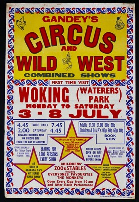 Lot 220 - Gandey’s Circus posters, 1970’s (4)