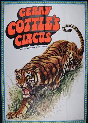 Lot 223 - Large Gerry Cottles Circus poster, 1970’s (1)