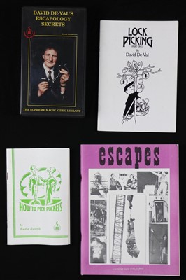 Lot 226 - Magic books and a video on lock picking and...