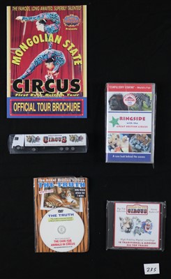 Lot 235 - Great British Circus – programmes. DVD, CD,...