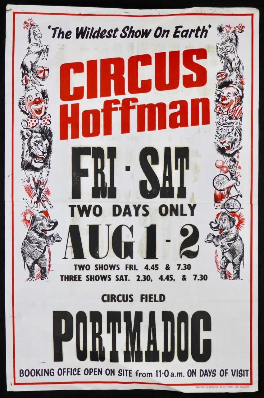 Lot 241 - Circus Hoffman poster, 1970’s (1)