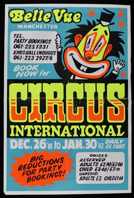 Lot 256 - Belle Vue Circus posters (2)