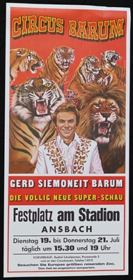 Lot 262 - European Circus posters (3)
