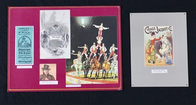 Lot 268 - Circus related prints and pictures (4)