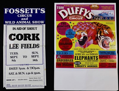 Lot 269 - Irish circus posters (11)
