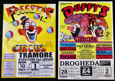 Lot 269 - Irish circus posters (11)