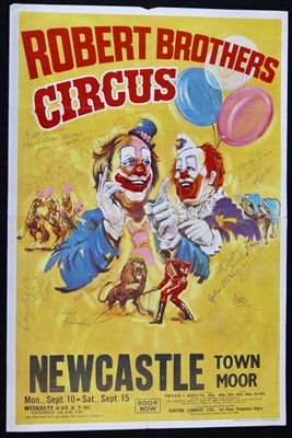 Lot 275 - Robert Bros Circus posters (4)