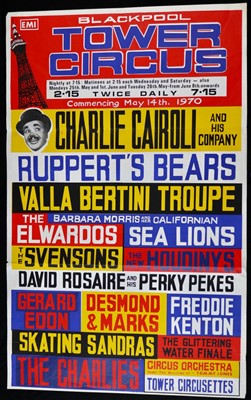 Lot 277 - Blackpool Tower Circus posters, 1970’s (2)