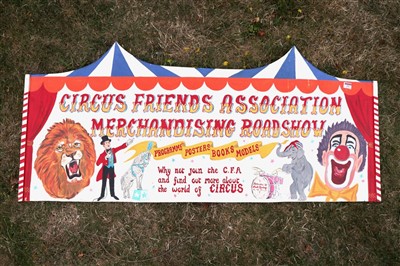 Lot 292 - Hand painted circus sign (1)