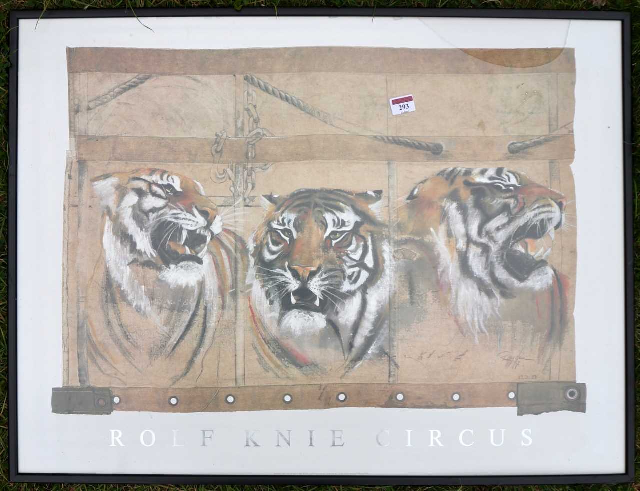 Lot 293 - Framed Rolf Knie print (1)
