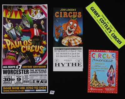 Lot 300 - English Circus posters (7)