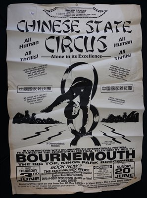 Lot 303 - Large Chinese State Circus posters (2)