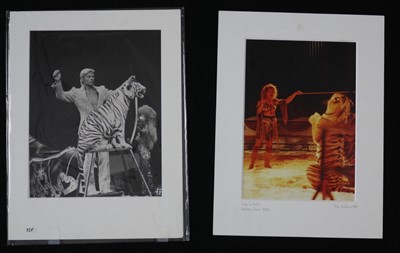 Lot 307 - Photographs of wild animal acts (6)