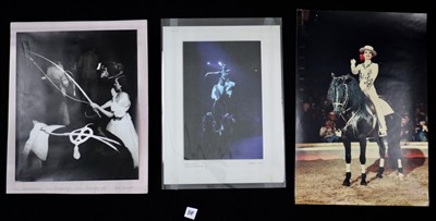 Lot 310 - Photographs of horse acts (7)
