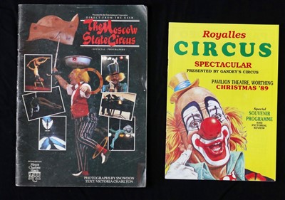 Lot 318 - English Circus programmes (25)