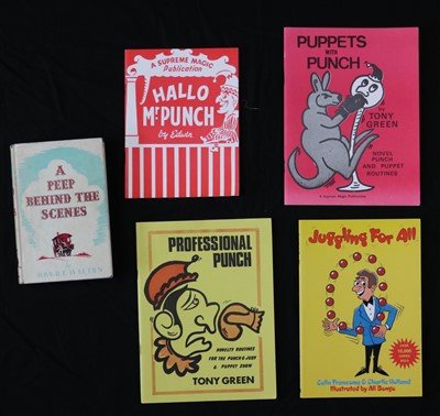 Lot 325 - Books on puppets and juggling (5)