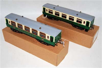 Lot 271 - Two totally repainted Hornby No.2 Pullman...
