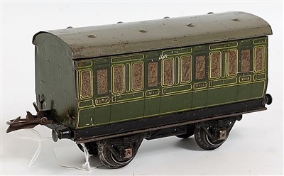 Lot 282 - 1934-41 Hornby No.1 Passenger coach Southern...