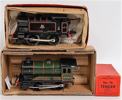 Lot 288 - Two Hornby c/w 0-4-0 locos: 1954-60 Type 40...