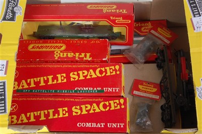 Lot 574 - Quantity of Triang battle Space items R341K...