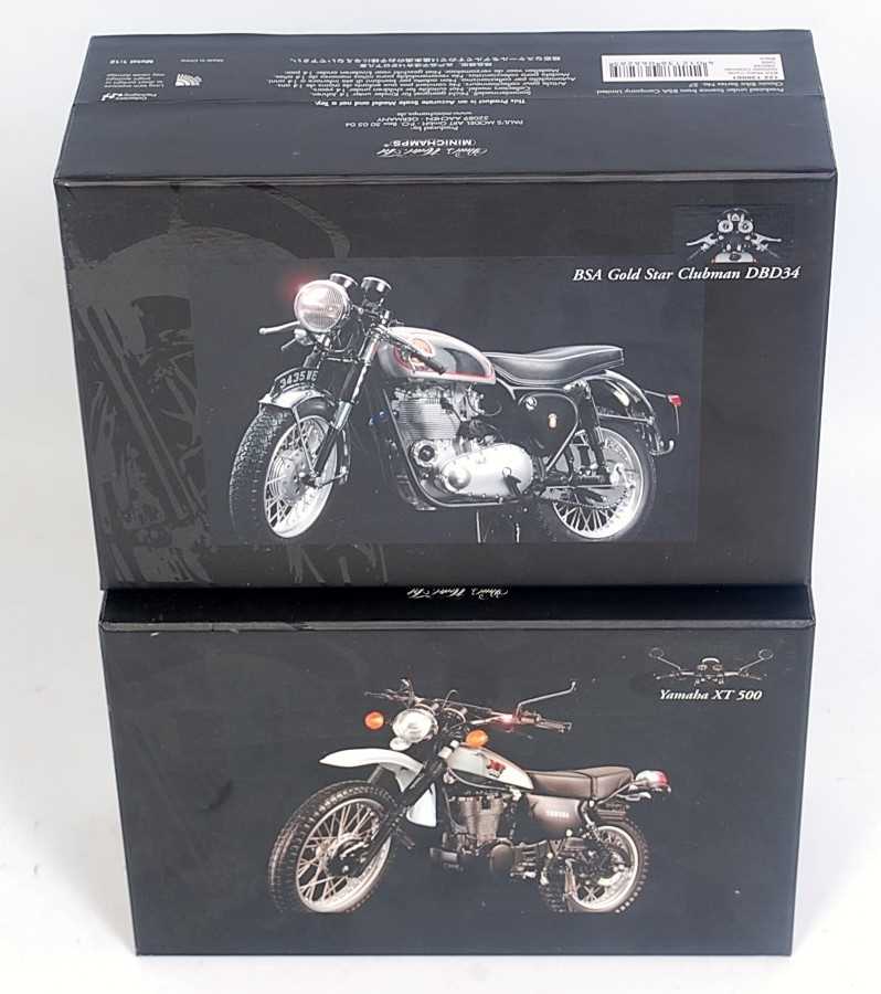 Lot 2509 - A Minichamps 1/12 scale boxed motorcycle