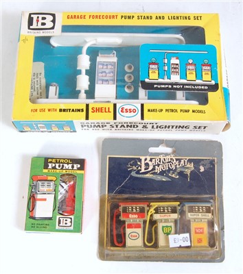 Lot 1235 - A Britains Models No. 4260 garage forecourt...