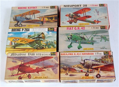 Lot 1507 - Six various boxed Revell 1/72 scale plastic...