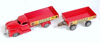 Lot 2513 - A Tekno Sand & Gravel lorry and trailer...