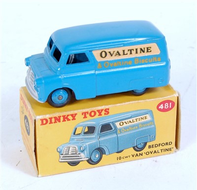 Lot 1916 - A Dinky Toys No. 481 Bedford Ovaltine delivery...